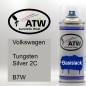 Preview: Volkswagen, Tungsten Silver 2C, B7W: 400ml Sprühdose, von ATW Autoteile West.